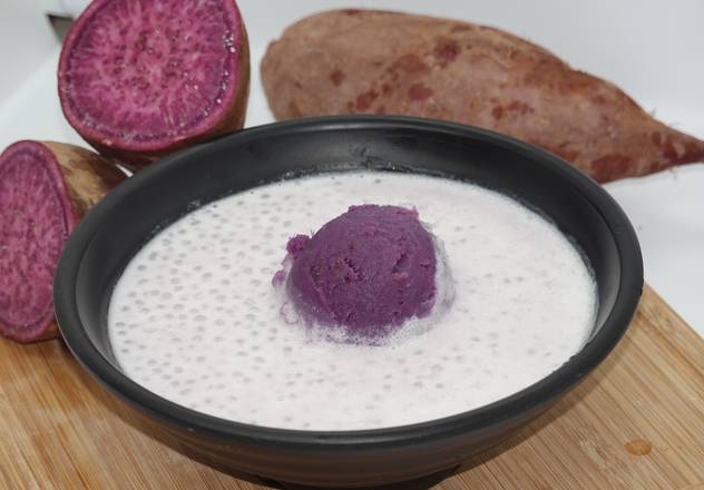 J8. Ube Sago in Coconut Milk 至潮紫薯西米露